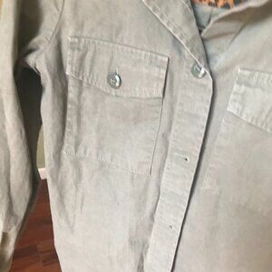 VANS WOMEN GREEN JACKET SZ SMALL MILITARY STYLE NEVER WORN